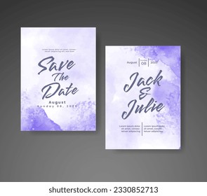 Guarda la fecha con fondo de color de agua. Diseñar para tu invitación.