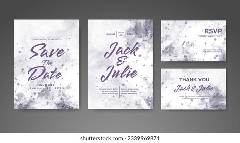Guarda la fecha con fondo de color de agua. Diseñar para tu invitación.