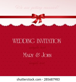 Save The Date. Wedding Invitaion