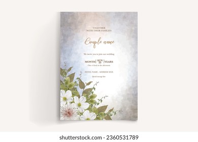 save the date wedding invitation 