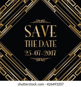 save the date wedding invitation