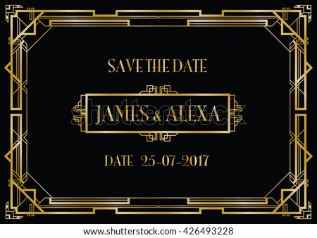 save the date wedding invitation