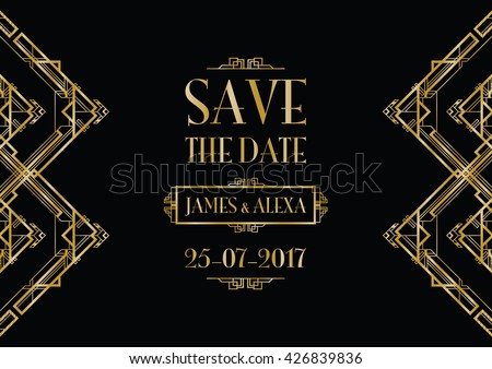 save the date wedding invitation