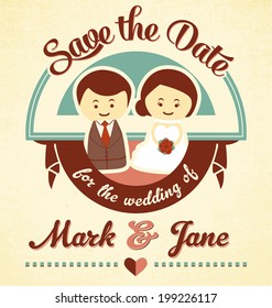 Save The Date - Wedding Invitation Card