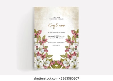 save the date wedding invitation tamplate
