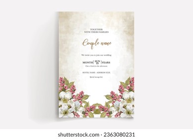 save the date wedding invitation tamplate