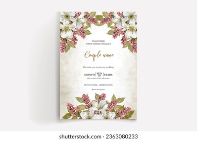 save the date wedding invitation tamplate