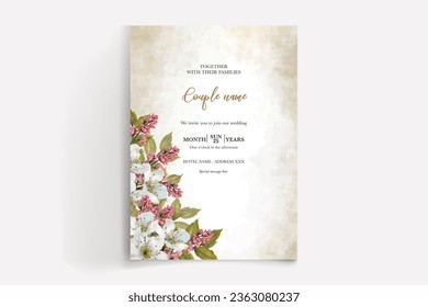 save the date wedding invitation tamplate
