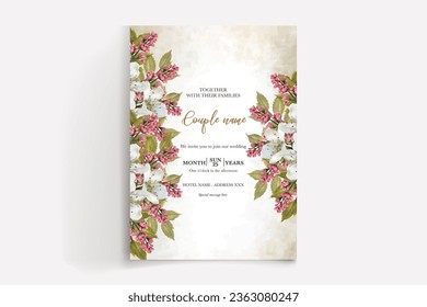 save the date wedding invitation tamplate