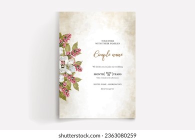 save the date wedding invitation tamplate