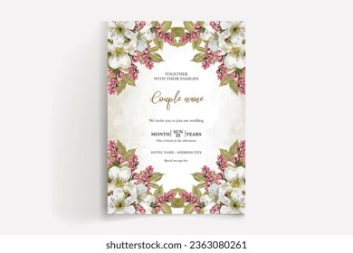 save the date wedding invitation tamplate
