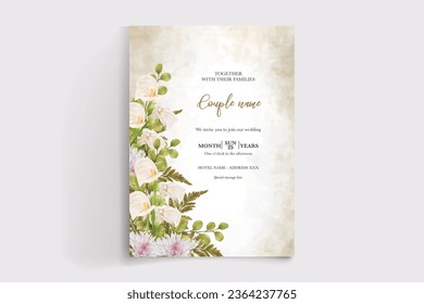save the date wedding invitation tamplate