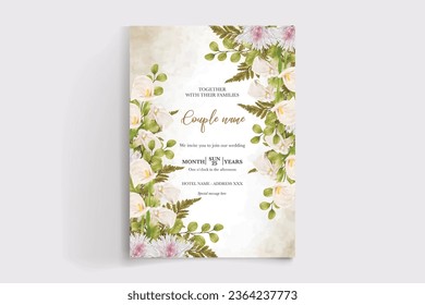 save the date wedding invitation tamplate