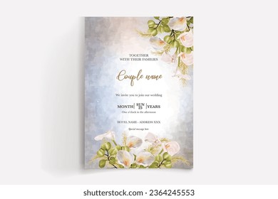 save the date wedding invitation tamplate