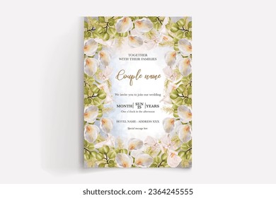 save the date wedding invitation tamplate