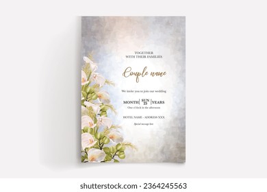 save the date wedding invitation tamplate