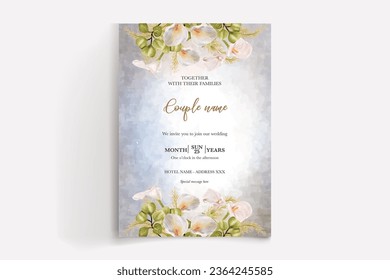 save the date wedding invitation tamplate