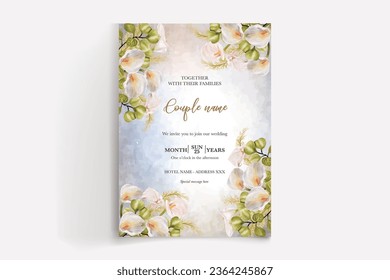 save the date wedding invitation tamplate