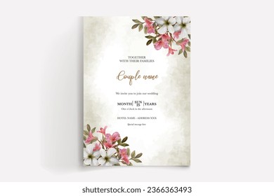 save the date wedding invitation tamplate