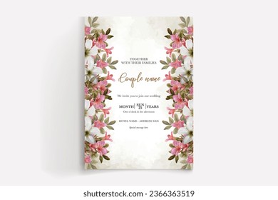 save the date wedding invitation tamplate