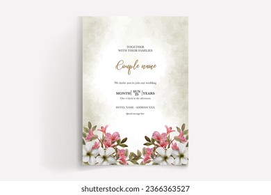 save the date wedding invitation tamplate