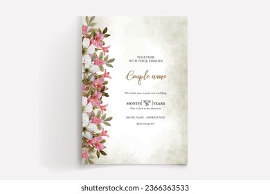 save the date wedding invitation tamplate