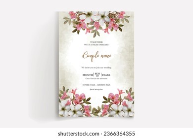 save the date wedding invitation tamplate