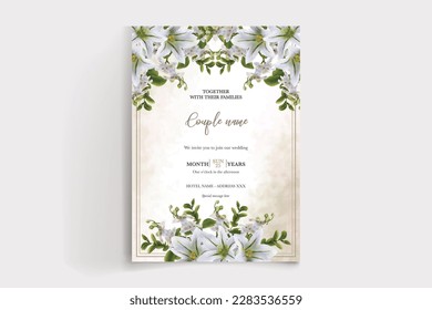 Guardar las plantillas de invitación de boda de fecha