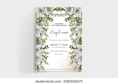 Save the date wedding invitation templates