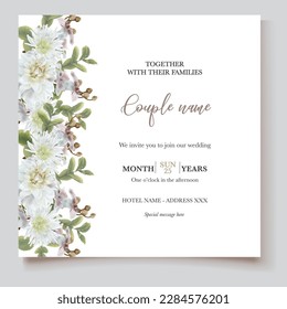 Guardar las plantillas de invitación de boda de fecha