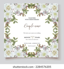 Save the date wedding invitation templates