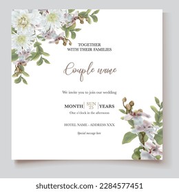 Save the date wedding invitation templates