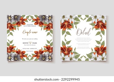 guardar las plantillas de invitación de boda de fecha