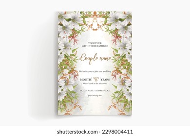 guardar las plantillas de invitación de boda de fecha