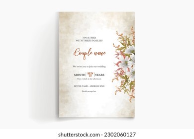 save the date wedding invitation templates psd