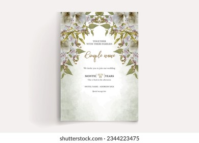 guardar las plantillas de invitación de boda de fecha