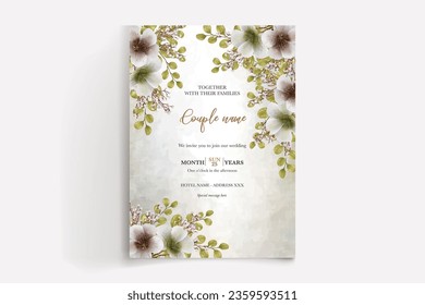guardar las plantillas de invitación de boda de fecha