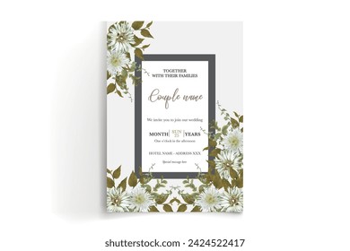 Guardar las plantillas de invitación de boda de fecha