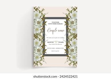 Save the date wedding invitation templates