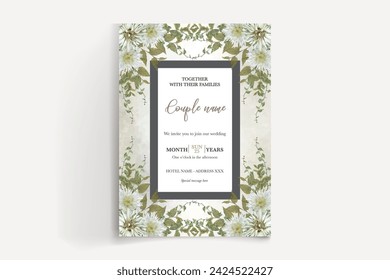 Save the date wedding invitation templates