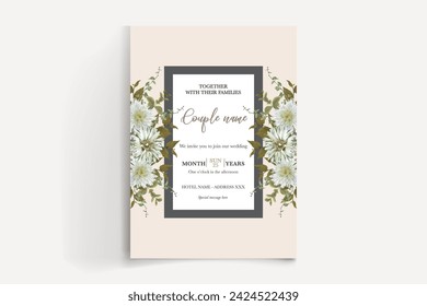 Save the date wedding invitation templates