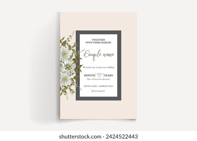 Save the date wedding invitation templates
