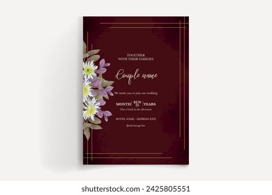 Guardar las plantillas de invitación de boda de fecha