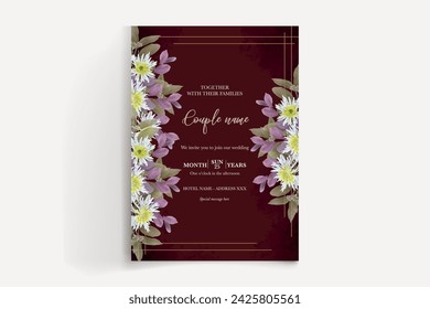 Save the date wedding invitation templates