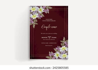 Save the date wedding invitation templates