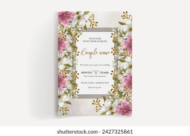 Guardar las plantillas de invitación de boda de fecha