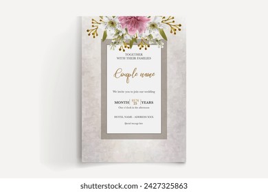 Guardar las plantillas de invitación de boda de fecha