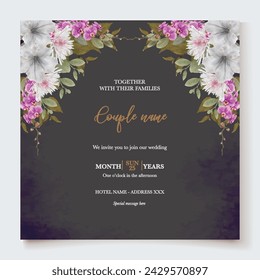 Save the date wedding invitation templates