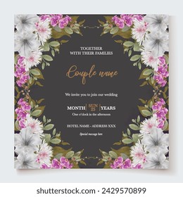 Save the date wedding invitation templates