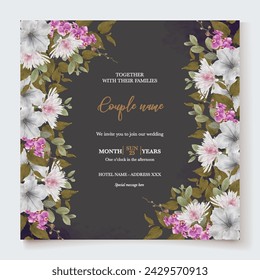 Save the date wedding invitation templates
